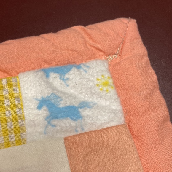 Handmade Doll Quit Vintage Fabric - Picture 7 of 11